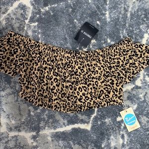 Cheetah crop top